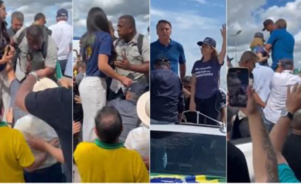 DORNER “ESCANTEADO”| MIRTES GROTTA DESFILA AO LADO DE BOLSONARO EM SINOP (VIDEO)