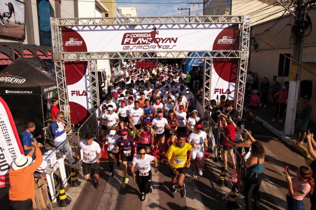 Corrida Flamboyan Esportes vai oferecer estrutura de ponta para os atletas e espaço para as crianças