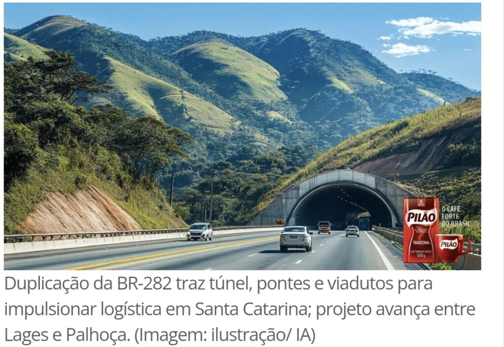 Rodovia (BR) brasileira passará por transformação radical com duplicação de quase 200 km, túnel de 2,5 km e 16 pontes